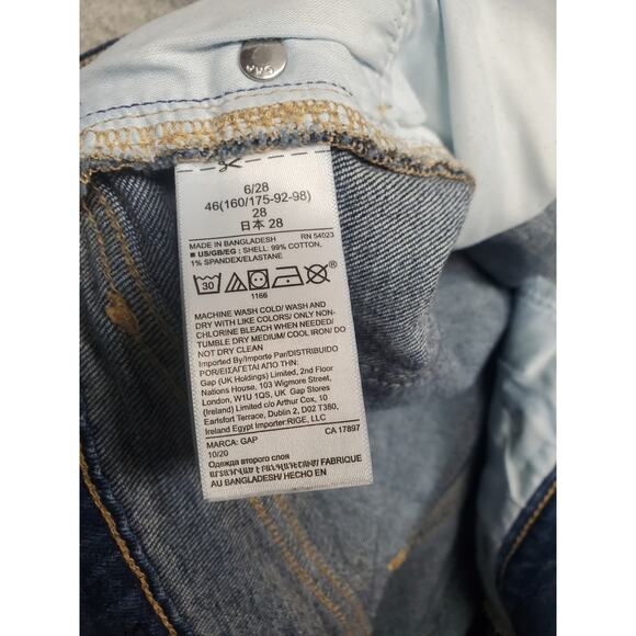 Women's Gap Size 6/28 Denim Cut Off Shorts - Picture 5 of 6